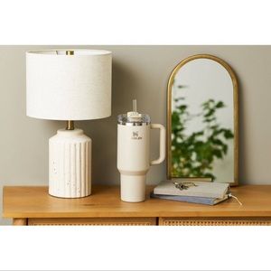 Stanley 40oz Stainless Steel Quencher Tumbler Taupe Hearth & Hand with Magnolia